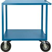 Outdoor Shelf Cart, 2 Tiers, 18" W x 39" H x 33" D, 1200 lbs. Capacity Ottawa Fastener Supply