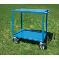 Outdoor Shelf Cart, 2 Tiers, 18" W x 39" H x 33" D, 1200 lbs. Capacity Ottawa Fastener Supply
