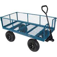 Wagon avec c&ocirc;t&eacute;s rabattables, 24" la x 48" la x Capacit&eacute; 800 lb Ottawa Fastener Supply