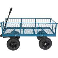 Wagon avec c&ocirc;t&eacute;s rabattables, 24" la x 48" la x Capacit&eacute; 800 lb Ottawa Fastener Supply