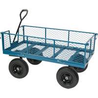 Wagon avec c&ocirc;t&eacute;s rabattables, 24" la x 48" la x Capacit&eacute; 800 lb Ottawa Fastener Supply