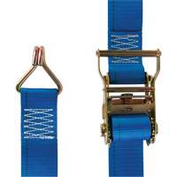 Heavy-Duty Utility Strap, J-Hook, 2" W x 20' L, 500 lbs. (227 kg) WLL Ottawa Fastener Supply
