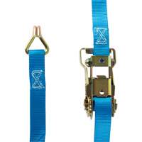 Ratchet Strap, J-Hook, 16' W x 1" L, 835 lbs. (379 kg) Working Load Limit Ottawa Fastener Supply