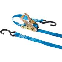 Ratchet Strap, J-Hook, 15' W x 1" L, 500 lbs. (227 kg) Working Load Limit Ottawa Fastener Supply