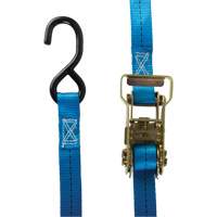 Ratchet Strap, J-Hook, 15' W x 1" L, 500 lbs. (227 kg) Working Load Limit Ottawa Fastener Supply