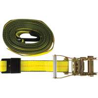Winch Strap, Flat Hook, 30' W x 2" L, 3335 lbs. (1512 kg) Working Load Limit Ottawa Fastener Supply