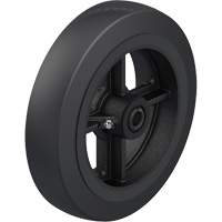 Roue en caoutchouc noir sur noyau en fonte Ottawa Fastener Supply