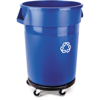 Brute&reg; Collection Recycling Container, Bulk, Plastic, 32 US gal. Ottawa Fastener Supply