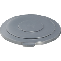 Round Brute<sup>®</sup> Tops, Flat Lid, Plastic/Polyethylene, Fits Container Size: 26-1/2" Dia. NA715 | Ottawa Fastener Supply