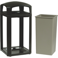 Landmark Series&reg; Classic Container Frame With Rigid Liner, Plastic, 50 US gal. Ottawa Fastener Supply
