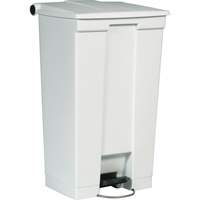 Flat Top Trash Can, Polyethylene, 23 US gal. Capacity NA813 | Ottawa Fastener Supply