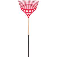 Leaf Rake, 24" Blade, Wood Handle, Plastic Blade Ottawa Fastener Supply