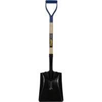 Square Point Shovel, Hardwood, Tempered Steel Blade, D-Grip Handle, 41-1/2" Long Ottawa Fastener Supply