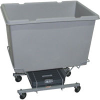 Scale Carts, Polyethylene, 33" L x 23" W x 33" H, 7 cu. ft. Volume, 250 lbs. Capacity NC473 | Ottawa Fastener Supply