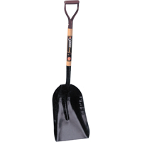 Grain & Coal Scoop Shovel, Wood, Tempered Steel Blade, D-Grip Handle, 27-3/4" Length Ottawa Fastener Supply