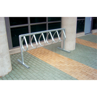 Style Bicycle Rack, Galvanized Steel, 12 Bike Capacity Ottawa Fastener Supply