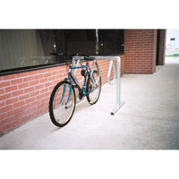 Style Bicycle Rack, Galvanized Steel, 6 Bike Capacity Ottawa Fastener Supply