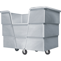 Jumbo Starcart™ Box Truck, Polyethylene, 65" L x 45" W x 54" H, 60 cu. ft. Volume, 1500 lbs. Capacity NG957 | Ottawa Fastener Supply