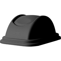 Soft Wastebasket Covers, Dome Lid/Swing Lid, Plastic, Fits Container Size: 16" x 11-5/8" NG982 | Ottawa Fastener Supply