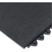 24/Seven&reg; Matting, Rubber, 3' W x 3' L, 5/8" Thick, Black Ottawa Fastener Supply