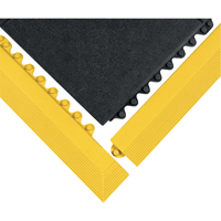 24/Seven&reg; Matting, Rubber, 3' W x 3' L, 5/8" Thick, Black Ottawa Fastener Supply