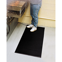 Tapis Comfort-King antistatique, 6' la x 60' lo x 3/8" &eacute;p, Rugueux, Gris Ottawa Fastener Supply