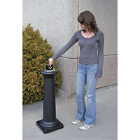 Groundskeeper Tuscan™ Cigarette Waste Collector, Free-Standing, Metal, 1 US gal. Capacity, 38-1/2" Height NI686 | Ottawa Fastener Supply