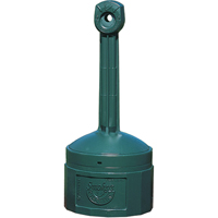 Smoker’s Cease-Fire<sup>®</sup> Cigarette Butt Receptacle, Free-Standing, Plastic, 1 US gal. Capacity, 30" Height NI704 | Ottawa Fastener Supply