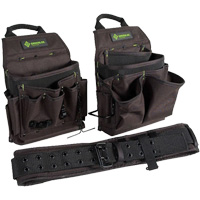 Tool Belt Combo, Polyester, Black Ottawa Fastener Supply