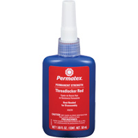 Adh&eacute;sif frein-filet, Rouge, &eacute;lev&eacute;, 50 ml, Bouteille Ottawa Fastener Supply