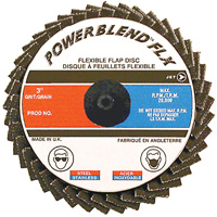 POWERBLEND FLX Roll-on Flap Disc, 2" x Type R, Z40 Grit, Zirconia Alumina Ottawa Fastener Supply