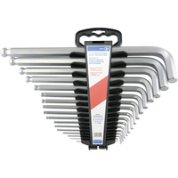 Jeu de cl&eacute;s hexagonales g.antes extra longues &agrave; embout sph&eacute;rique, 17 mcx, M&eacute;trique Ottawa Fastener Supply