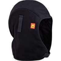 564A Flame Resistant Quilted Hardhat Liner, Black, Cotton Ottawa Fastener Supply