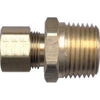 Male Pipe Connector, 3/16" x 1/8" Dia, Brass Ottawa Fastener Supply