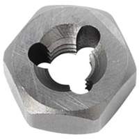 Hexagon Rethreading Bolt Die, 19/32" Dia., 1/4"-28 Thread, Chromium Steel Ottawa Fastener Supply