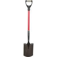 Heavy-Duty Shovels, Fibreglass, Carbon Steel Blade, D-Grip Handle, 30-1/2" Long Ottawa Fastener Supply