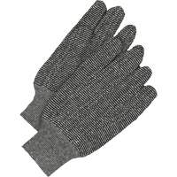 Classic Jersey Gloves, One Size, Salt & Pepper, Unlined, Knit Wrist NJC229 | Ottawa Fastener Supply