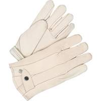 Classic Roper Gloves, 10, Grain Cowhide Palm, Fleece Inner Lining Ottawa Fastener Supply