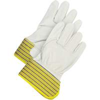 Classic Fitter Gloves, Large, Grain Cowhide Palm, Fleece Inner Lining Ottawa Fastener Supply