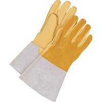 Welder Gloves, Grain Deerskin, Size Large Ottawa Fastener Supply