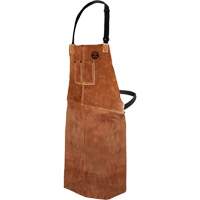 Leather Welding Apron, Bib, 36" L, Brown Ottawa Fastener Supply