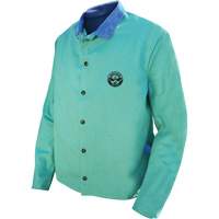 Veste de soudage Gander Brand Banox FR, Coton/Cuir, 2T-Grand, Vert Ottawa Fastener Supply