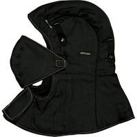 CarbonX&reg; FR Hardhat Liner with Face Mask, Black, Cotton/Jersey/Twill Ottawa Fastener Supply