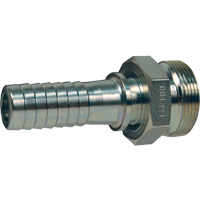 Boss Spud x Hose Shank, Steel, 2" Ottawa Fastener Supply