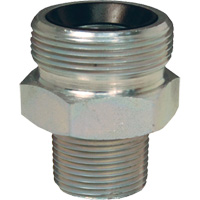 Boss Ground Joint Spud, Iron, 2", Male NPT Ottawa Fastener Supply
