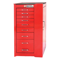 PRO+ Series Roller Cabinet, 8 Drawers, 19" W x 19" D x 36-1/2" H, Red NJH108 | Ottawa Fastener Supply