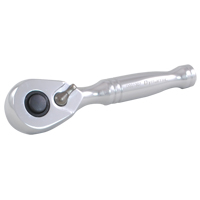 Quick-Release Stubby Ratchet Wrench, 1/4" Drive, Cushion Grip Handle Ottawa Fastener Supply