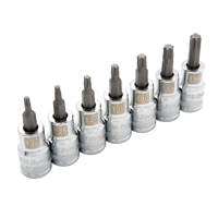 Jeu de douilles standards, Torx, Prise 1/2", 7 mrcx Ottawa Fastener Supply