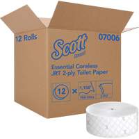 Scott<sup>®</sup> Essential Toilet Paper, Jumbo/Coreless Roll, 2 Ply, 1150' Length, White NJJ008 | Ottawa Fastener Supply