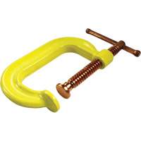 Regular-Duty Deep Throat C-Clamp, 2" (51 mm) Capacity, 2-1/8" (54 mm) Throat Depth Ottawa Fastener Supply